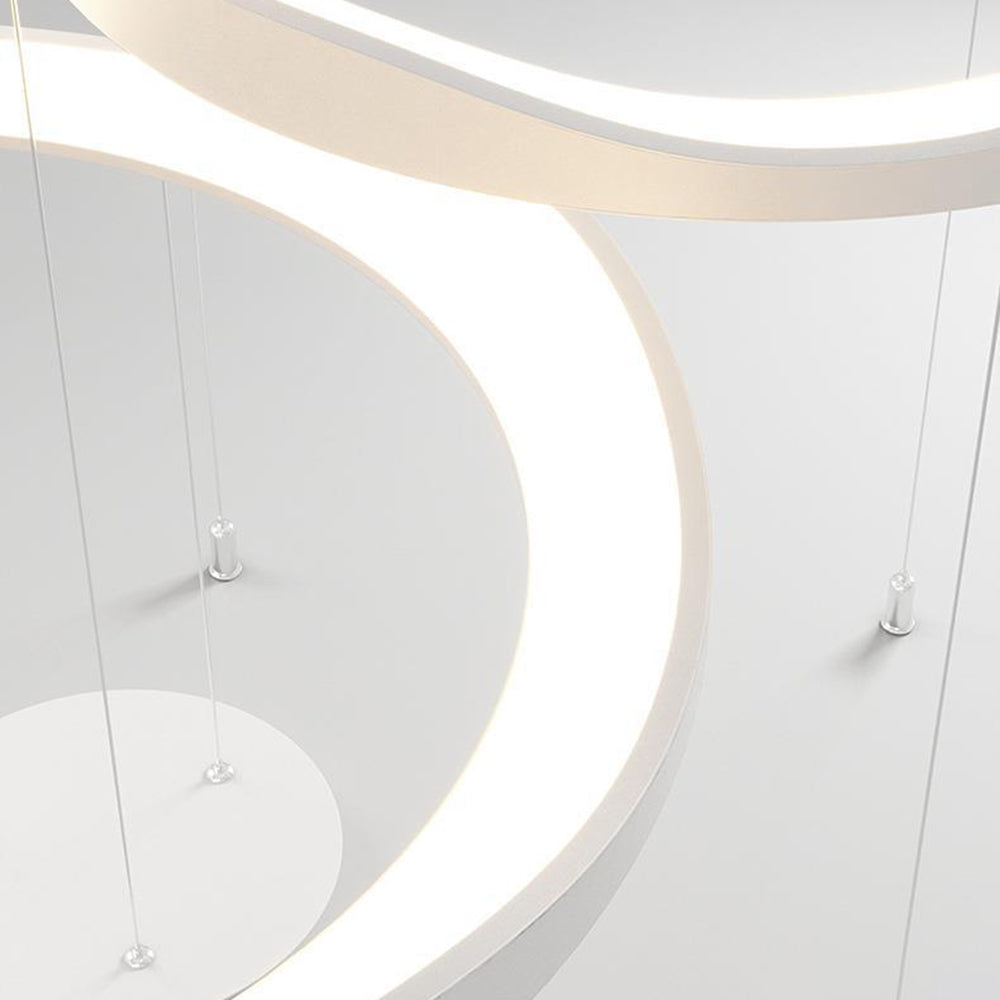 Arisha Pendelleuchte Farbtemperatur umschaltbar, 1/2/3 Ring - Lumpaz