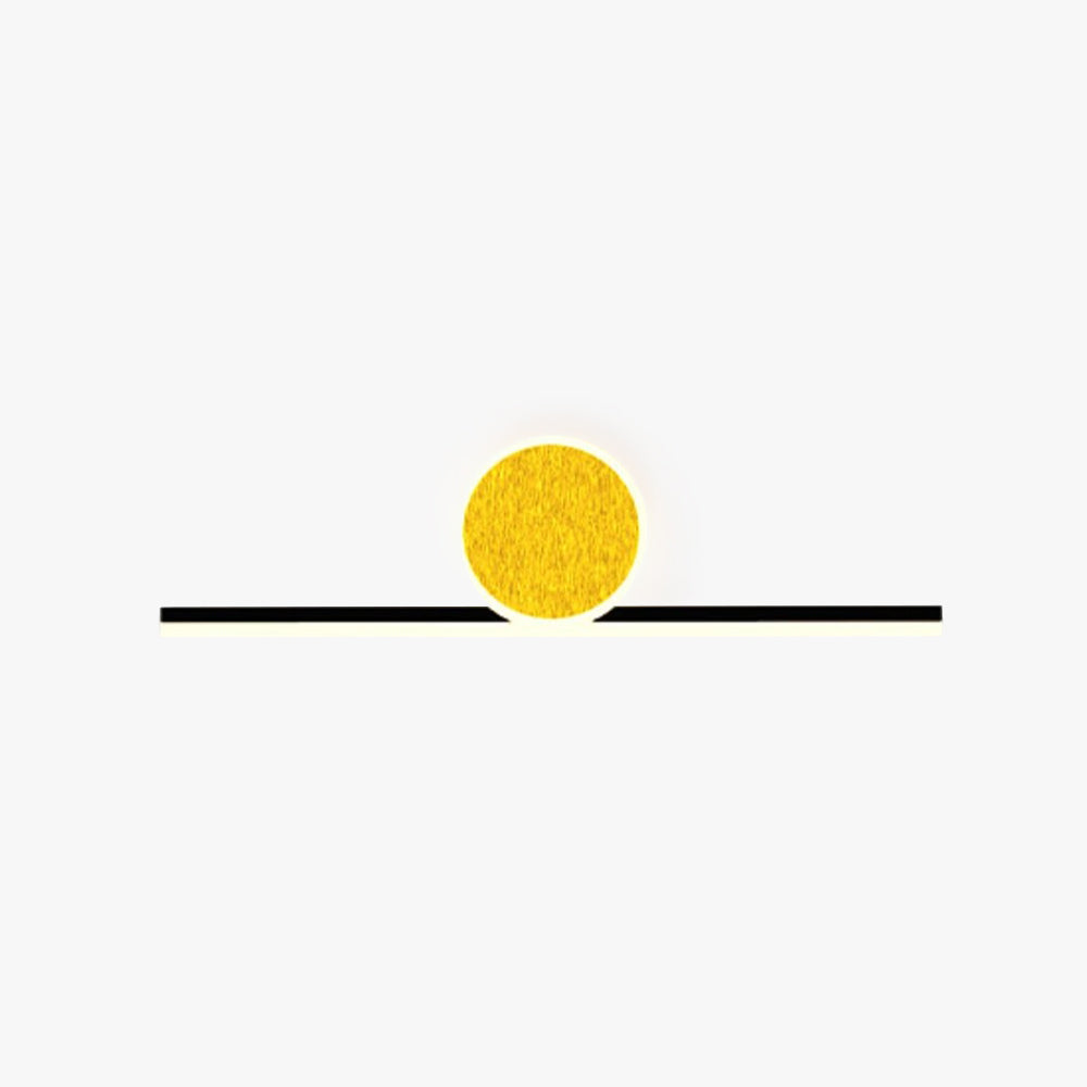 Emyr Wandleuchte, Schwarz & Gold - Lumpaz