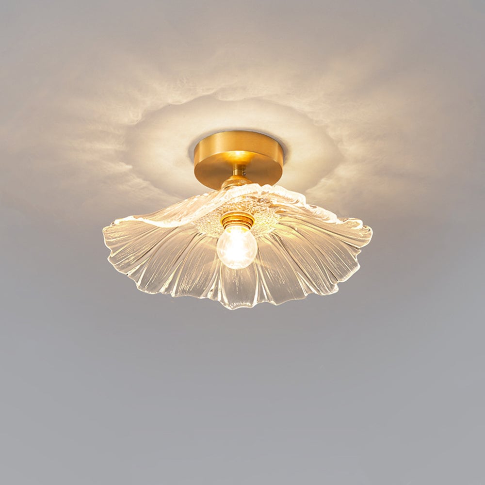 Carins Semi-Flush Mount Deckenleuchte 3 Farbtemperatur schaltbar, reines Kupfer, 2 Farben - Lumpaz