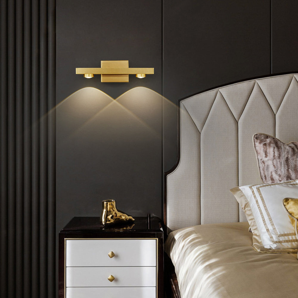 Freja Wandlampe Spiegelfront 2 Farbe & Stil, 2/3/4/6/8 Kopf - Lumpaz