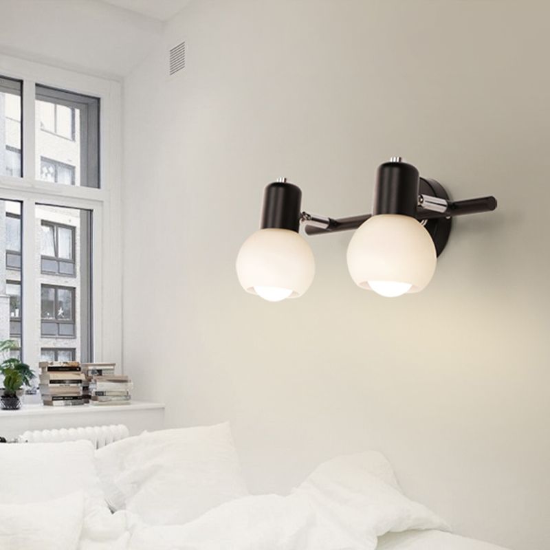 Valentina Spiegelfront Wandleuchte, 2 Farben, 1/2/3/4-flammig, 15/30/45/65CM Lang - Lumpaz