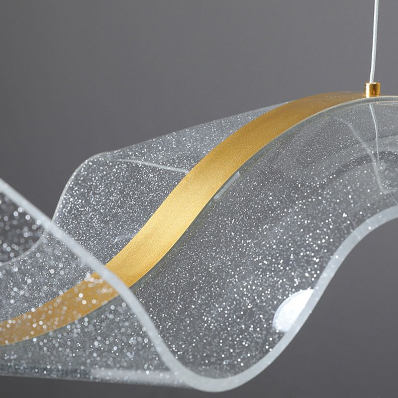 Kirsten Wellenförmige Pendelleuchte, L 100CM - Lumpaz
