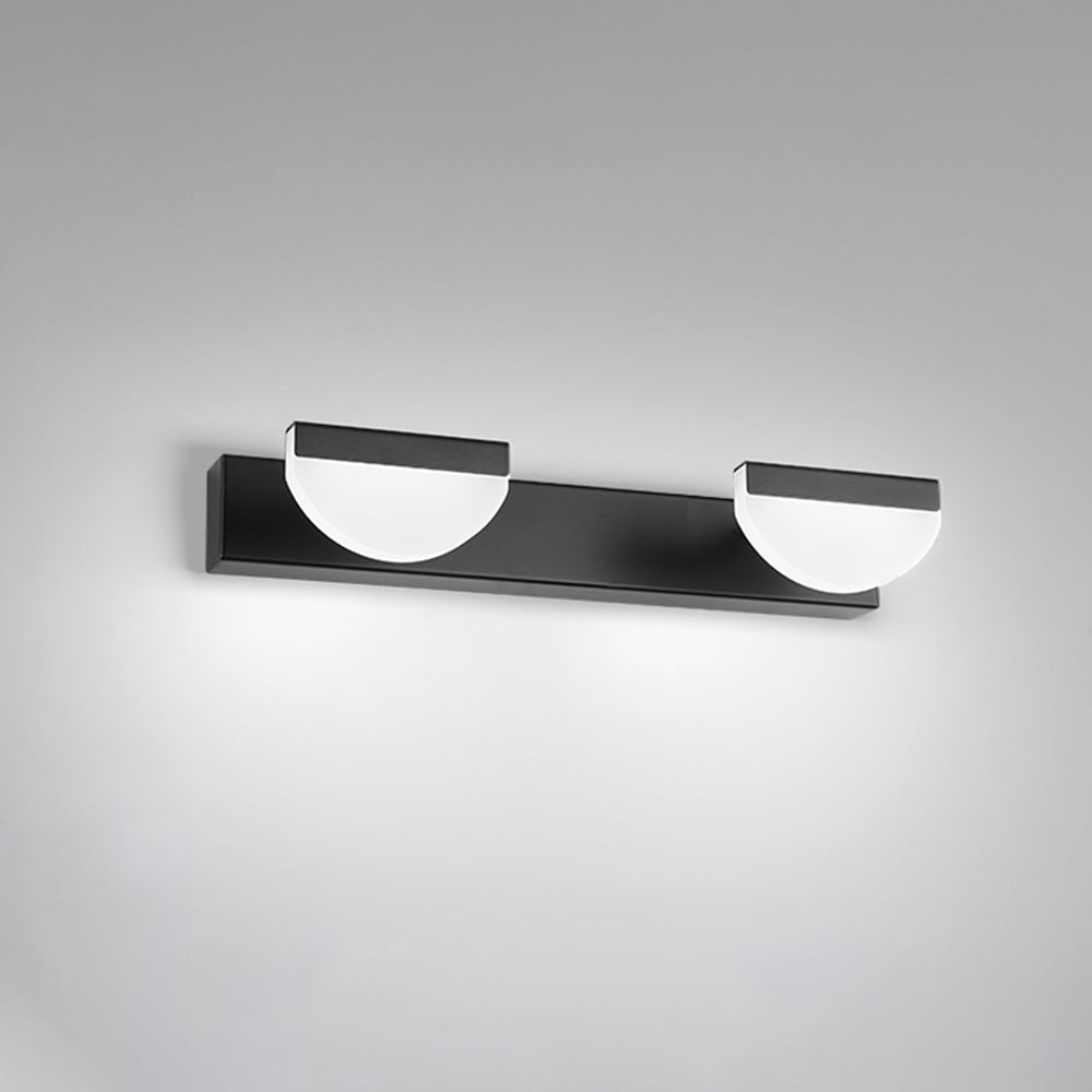 Leigh Halbkreis Spiegelfront Waschtisch-Wandleuchte, 1/2/3-flammig - Lumpaz