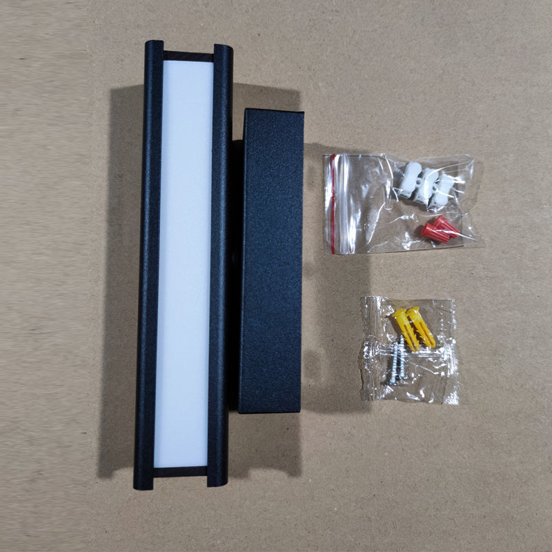 Minimalistische LED Wandleuchte aus Aluminium Drehbar für Schlafzimmer - Lumpaz