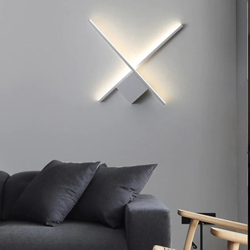 Kreative moderne Eisen-LED-Wandleuchte Wandleuchte für Schlafzimmer, Wohnzimmer - Lumpaz