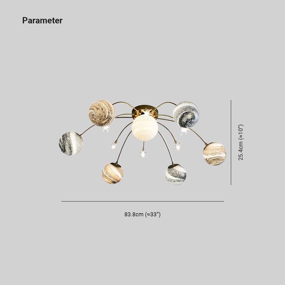 Elif Planet Deckenleuchte - Lumpaz