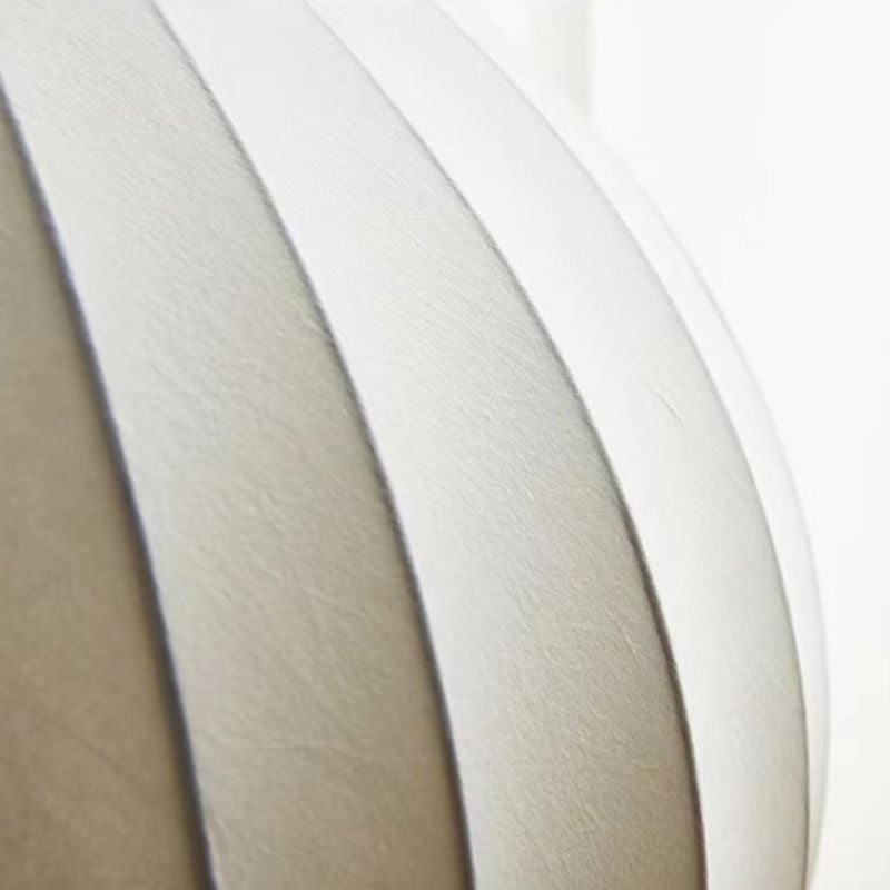 Renée Birnenförmige Stehleuchte, Kunstseide & Metall, 74/86CM Lang - Lumpaz