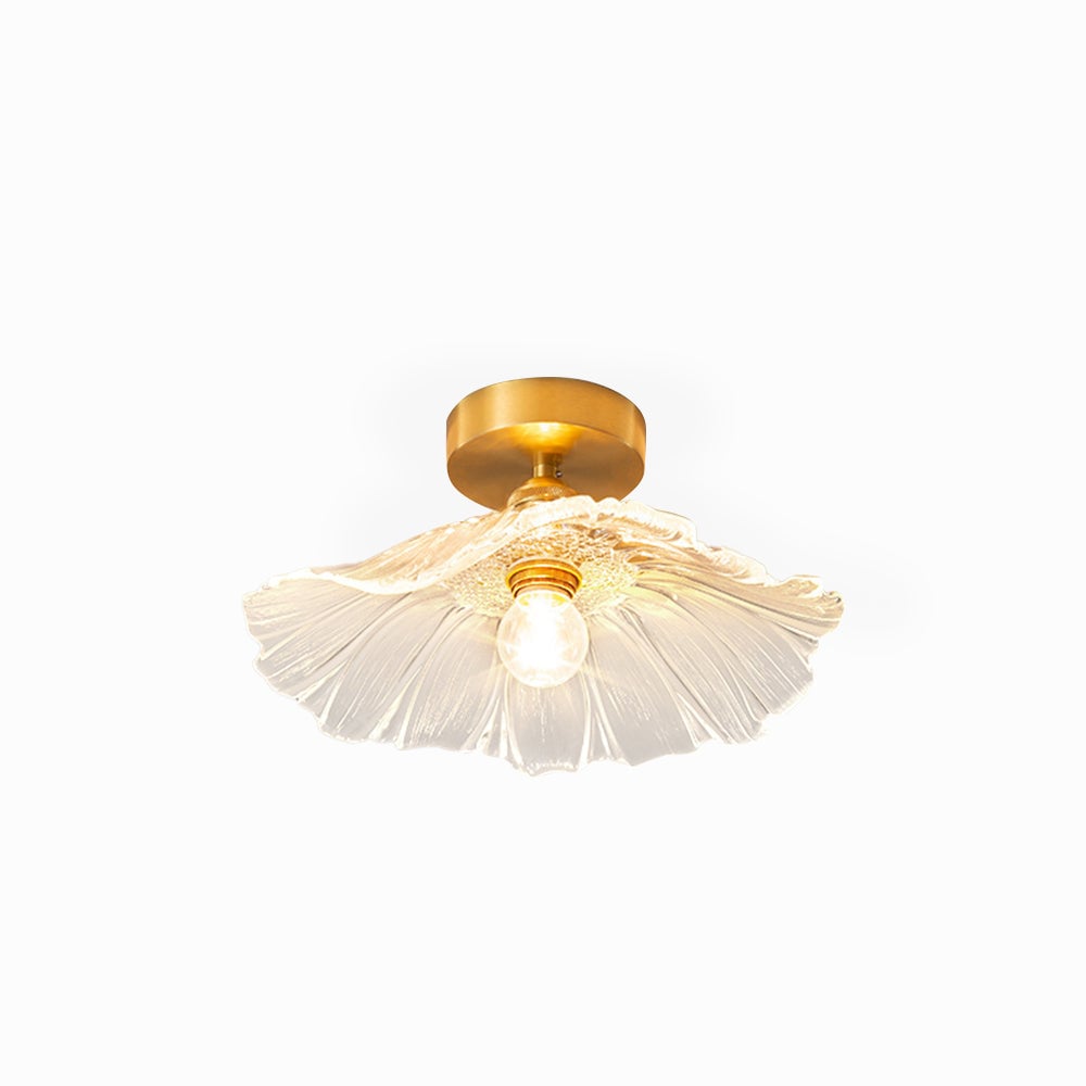 Carins Semi-Flush Mount Deckenleuchte 3 Farbtemperatur schaltbar, reines Kupfer, 2 Farben - Lumpaz