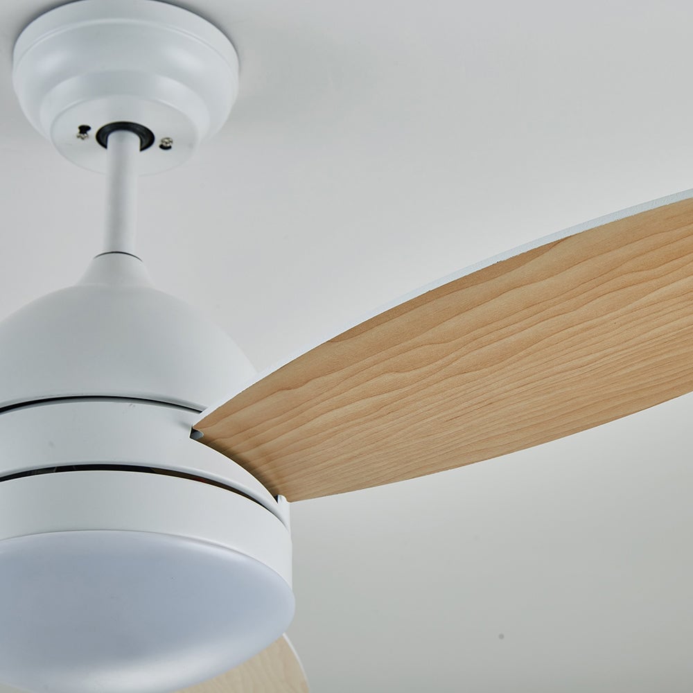 Haydn Modern Elementar Deckenventilator mit Beleuchtung, 3 Farben, ∅105CM - Lumpaz