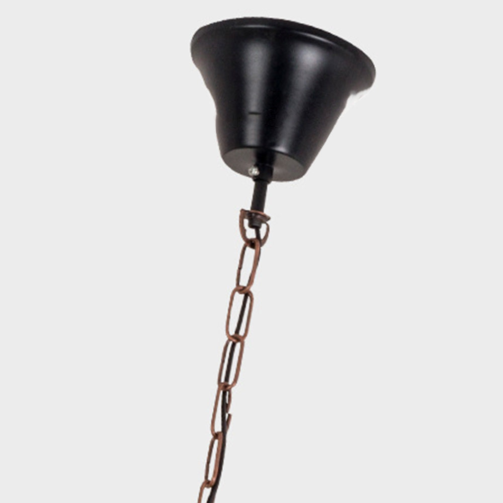 Austin Rechteckige Pendelleuchte, Metall & Holz - Lumpaz