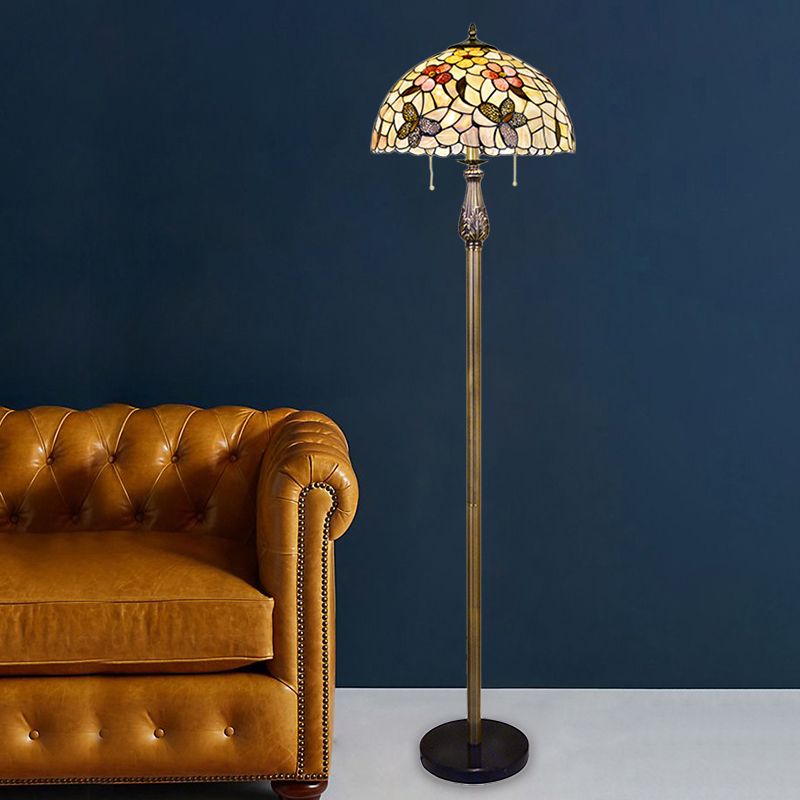 Alessio Schmetterling & Blume Stehlampe, Metall, 160CM Lang - Lumpaz