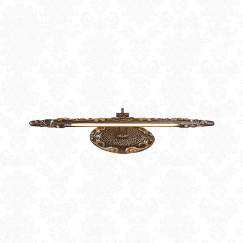 Félicie Spiegelfront Waschtisch-Wandleuchte, Kunstharz & Glas, 50/60/66CM Lang - Lumpaz