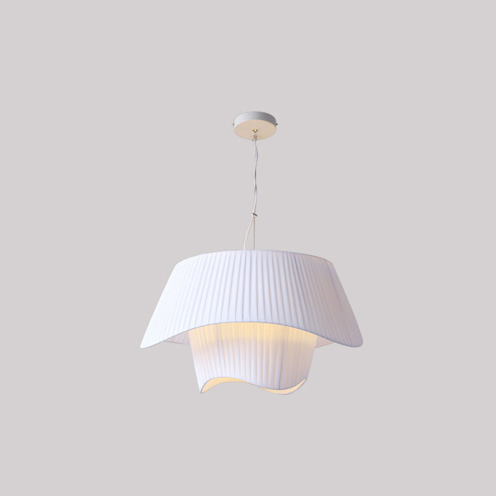 Renée Pendelleuchte 3 Farbtemperatur änderbar, Stoff, ∅50/60cm - Lumpaz
