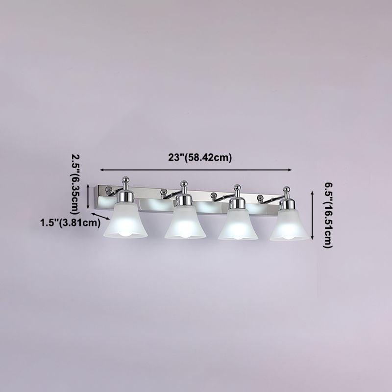 Leigh Nordic Mirror Front Vanity Wandleuchte, 2/3/4-flammig, 30/46/58CM Lang - Lumpaz