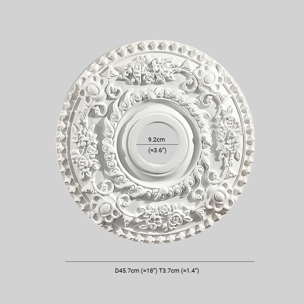 Félicie Französische Vintage Gips Deckenleuchte, Beleuchtungszubehör,4 Stile - Lumpaz