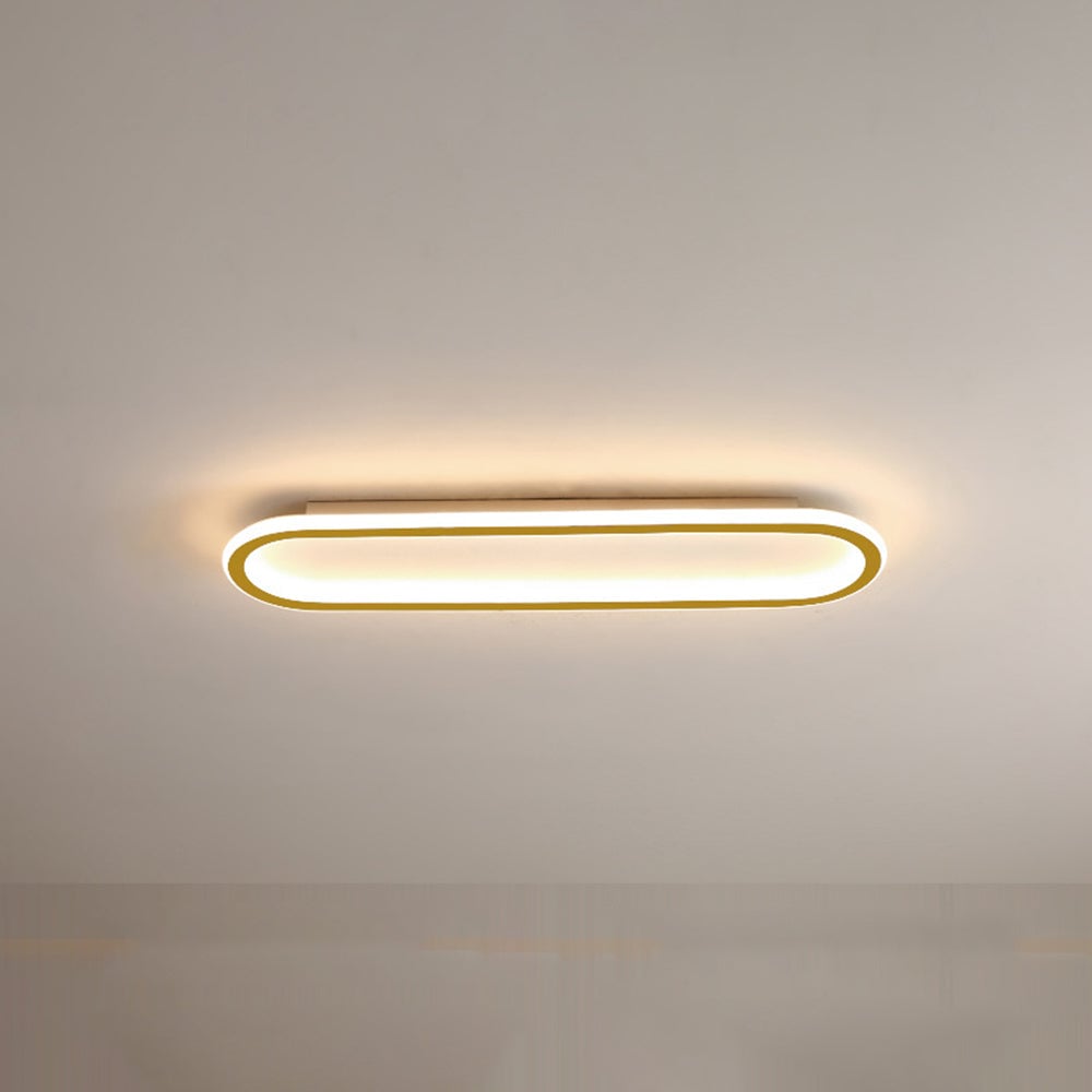 Quinn Deckenleuchte Rechteckig 2 Farbe, 40/60/80/100cm - Lumpaz