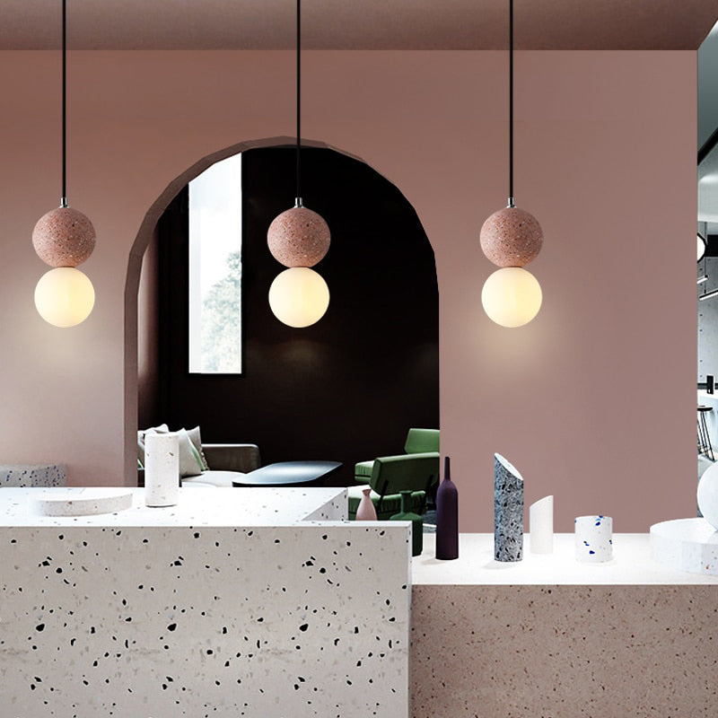 Valentina Pendelleuchte 3 Farben, Dolomite - Lumpaz