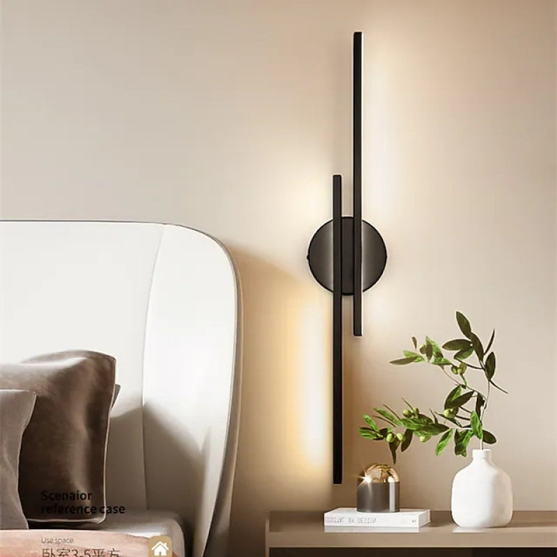 Moderne Minimalistische LED Eisen Wandleuchte für Schlafzimmer - Lumpaz
