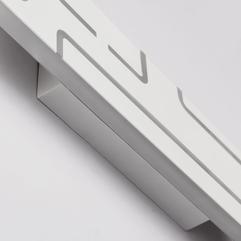 Leigh Rechteck Spiegelfront Waschtisch-Wandleuchte - Lumpaz