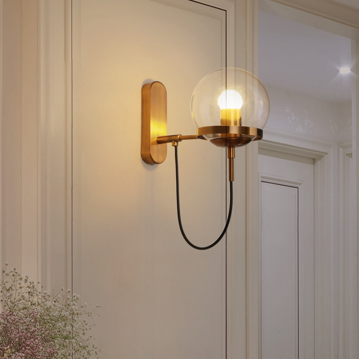 Retro-Metall-LED-Birnen-Wandleuchte - Lumpaz