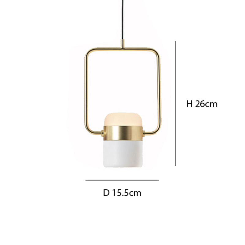 Weiss Pendelleuchte, 2-farbig - Lumpaz