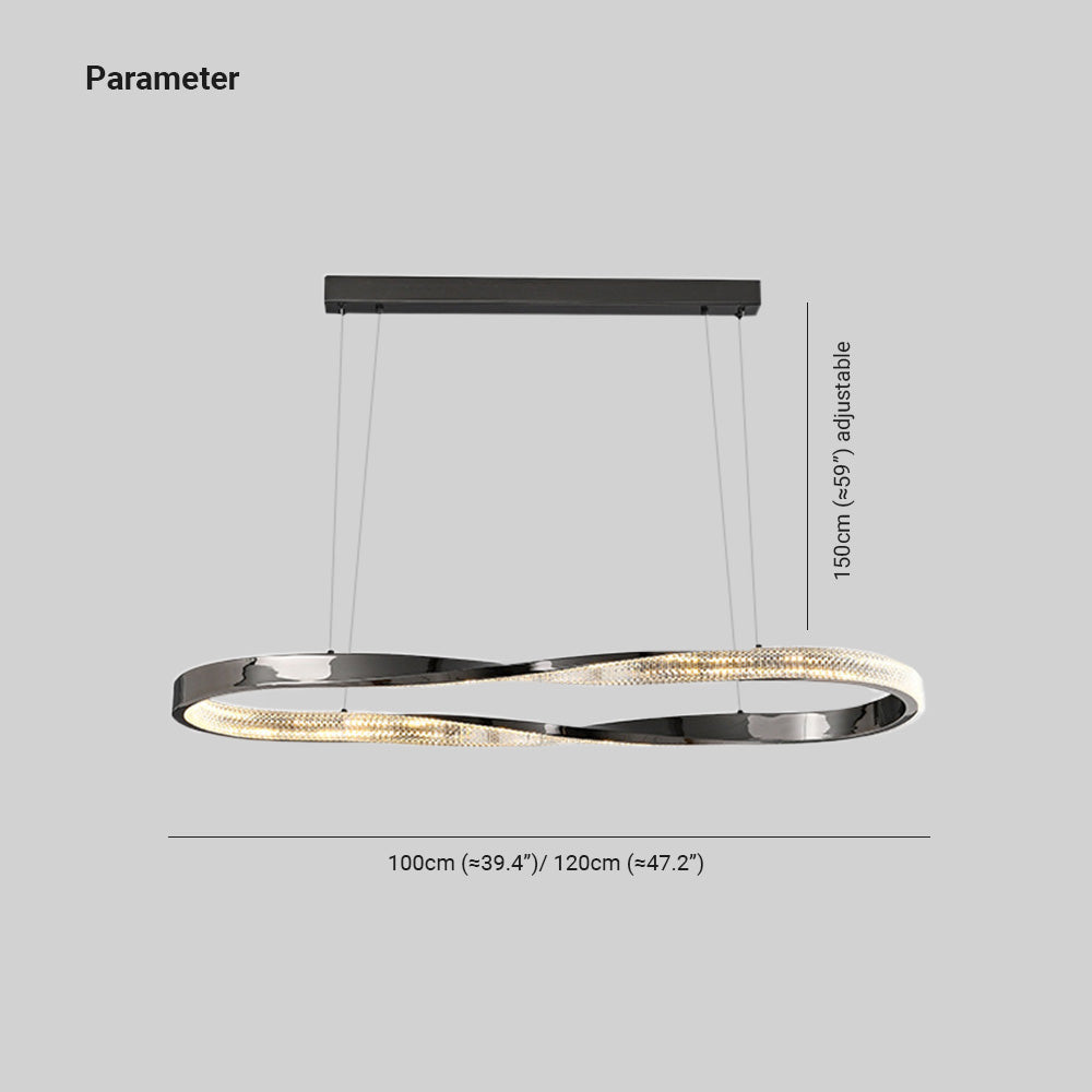 Kirsten Pendellampe, Aluminium & Arcyl, 1/2 Ringe, 2 Farben - Lumpaz
