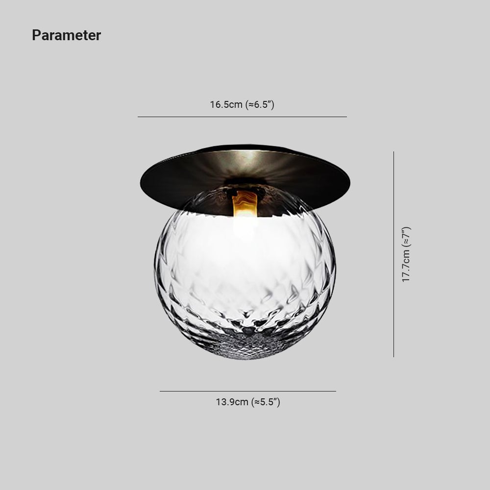 Valentina Hausflur Flush Mount Deckenleuchte/Wandleuchte, 4 Farben - Lumpaz