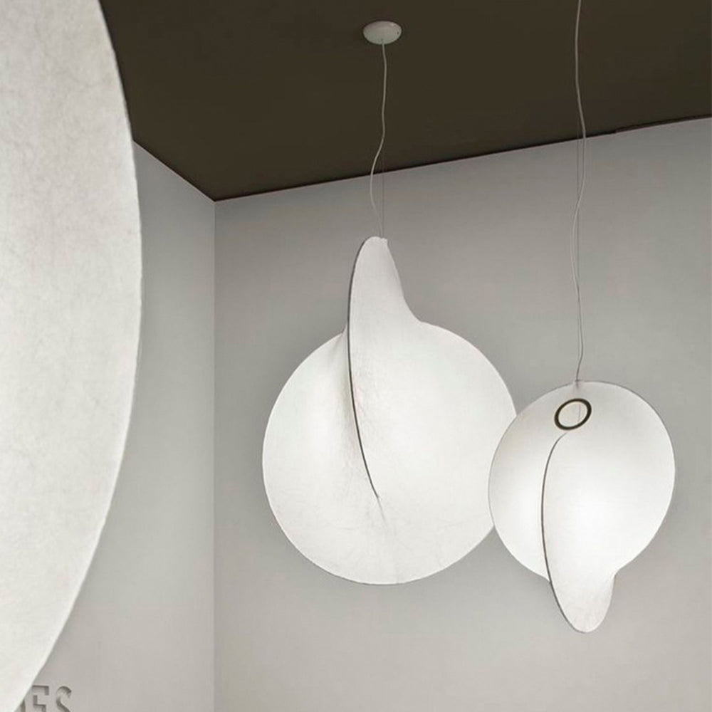 Renée Pendelleuchte,Kunstseide, ∅50CM - Lumpaz
