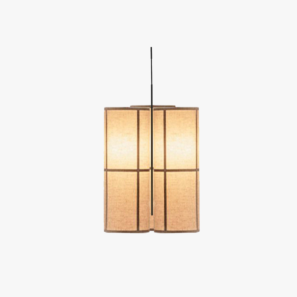 Renée Pendelleuchte 2 Farbe, Stoff, ∅18/37cm - Lumpaz