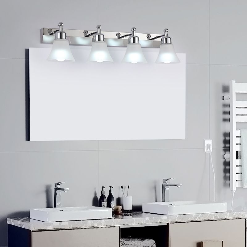 Leigh Nordic Mirror Front Vanity Wandleuchte, 2/3/4-flammig, 30/46/58CM Lang - Lumpaz