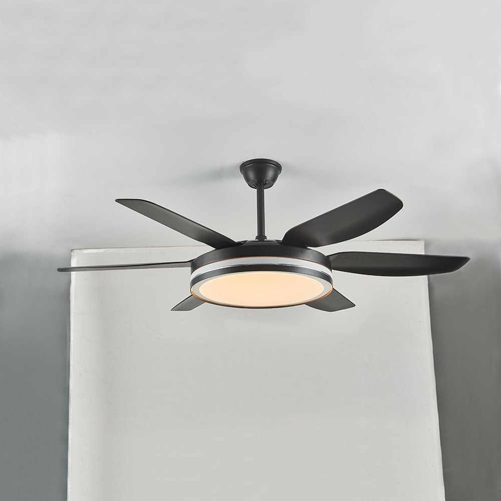 Haydn 6-Blatt-Deckenventilator mit Beleuchtung Grundlegend, 2 Farben, ∅130CM - Lumpaz