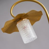 Carins Lotusblatt Stehlampe, Metall & Acryl, 3 Farben, 160CM Lang/165CM Lang - Lumpaz