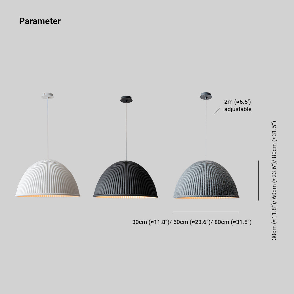 Morandi Pendelleuchte 3 Farben, Harz, ∅30/60cm - Lumpaz