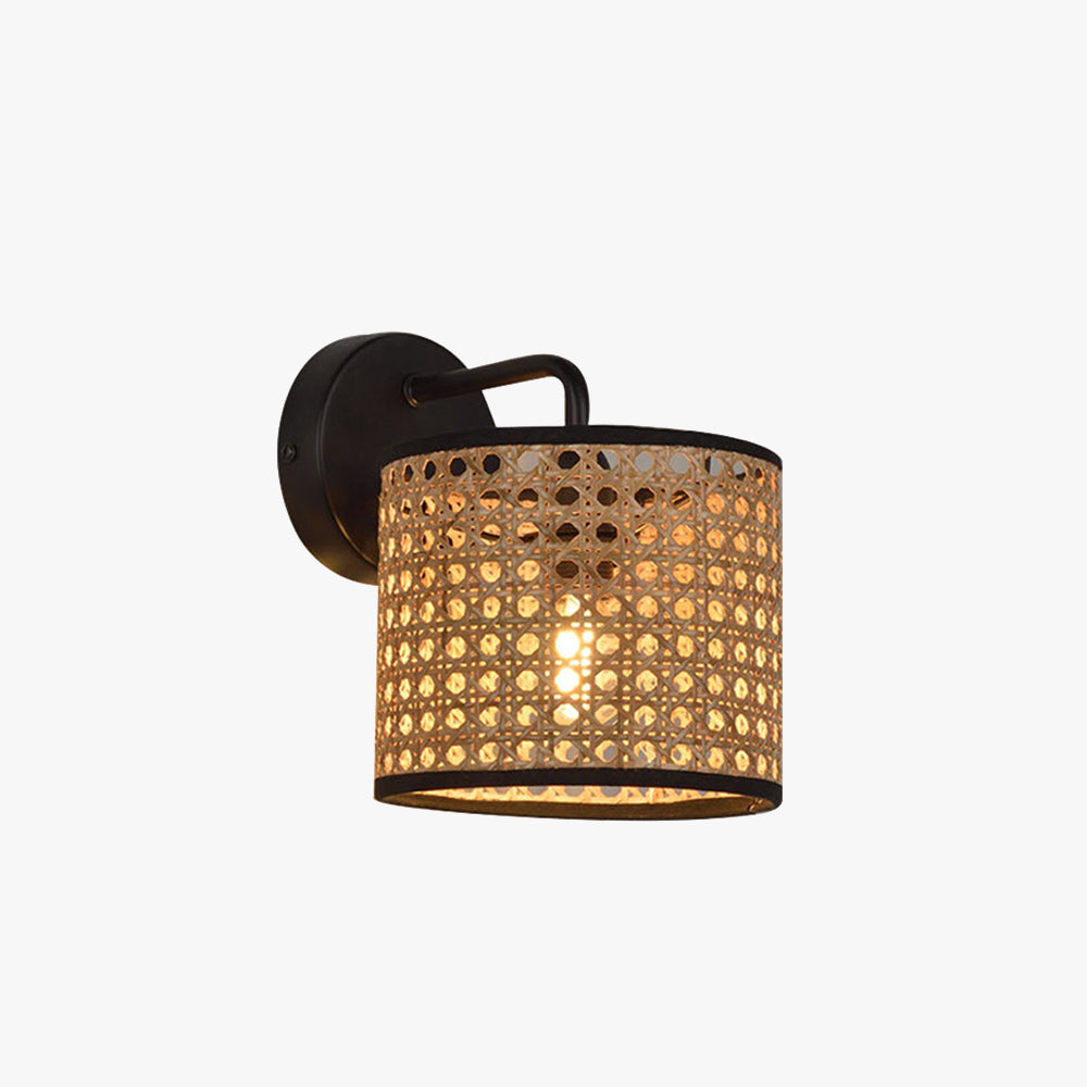 Ritta Wandleuchte, Rattan & Weidengeflecht - Lumpaz