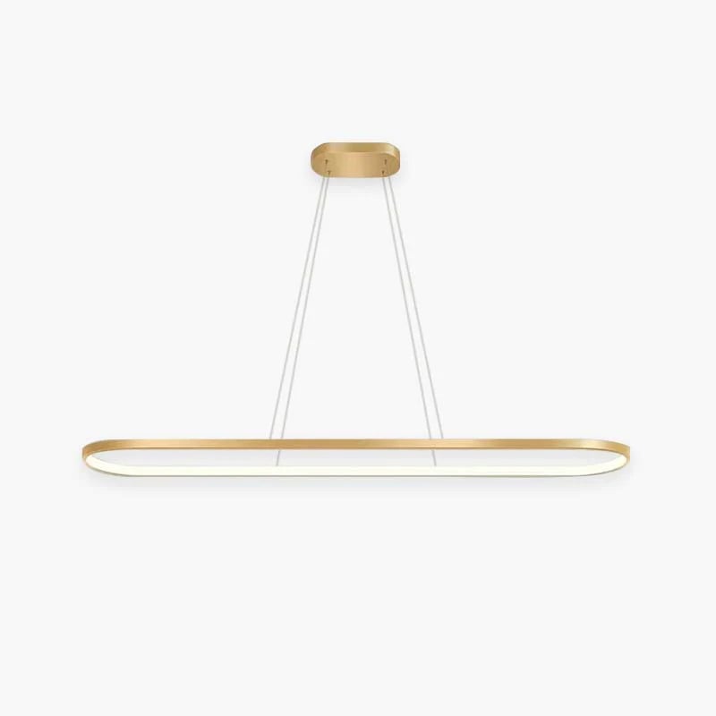 Edge Moderne Kreis LED Pendelleuchte aus Metall für Esszimmer - Lumpaz