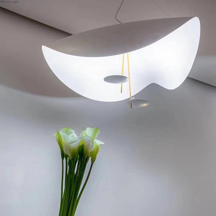 Eveline Pendelleuchte 2 Farben, Goldfolie, ∅40/60/80CM - Lumpaz