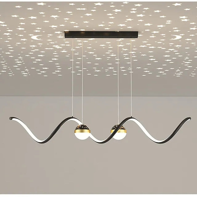Madina Moderne LED Pendelleuchte Stern-Design für Esszimmer - Lumpaz