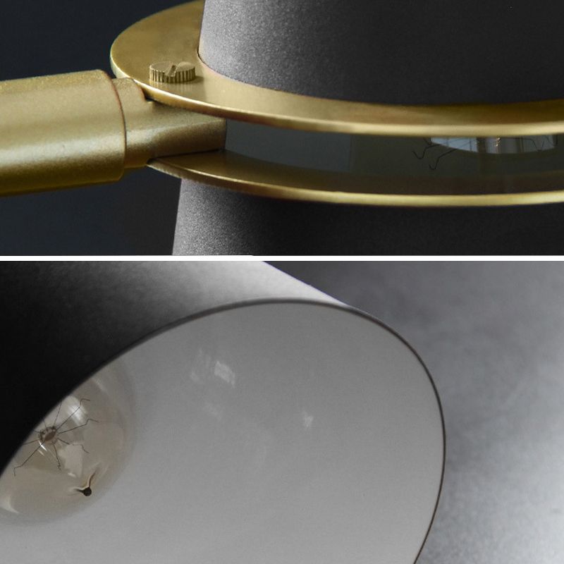 Morandi Kegel Spiegelfront Waschtisch-Wandleuchte, 3 Farben, ∅14CM - Lumpaz