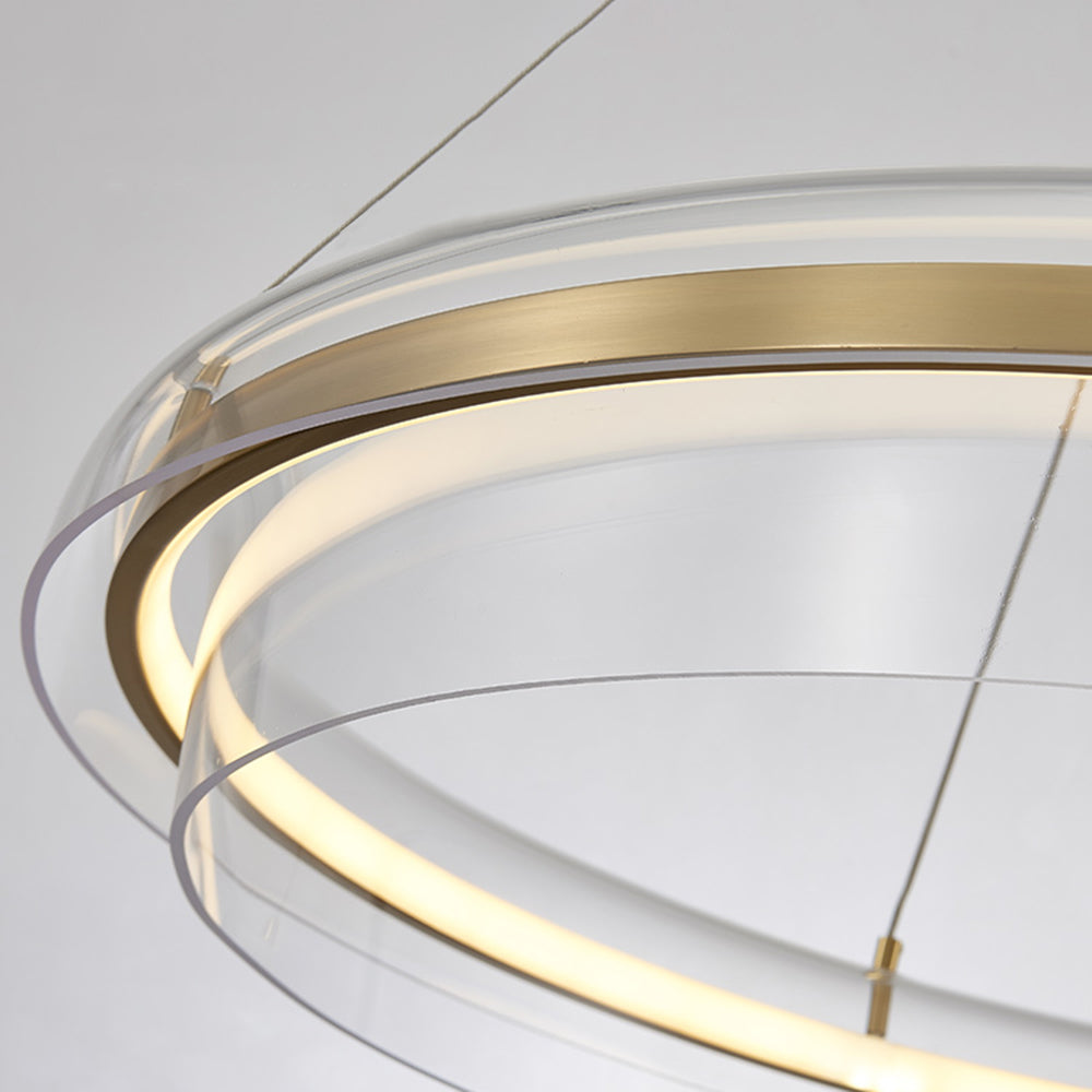 Arisha Pendelleuchte Farbe Temperatur Schaltbar 1/2 Ring, ∅50/75cm - Lumpaz