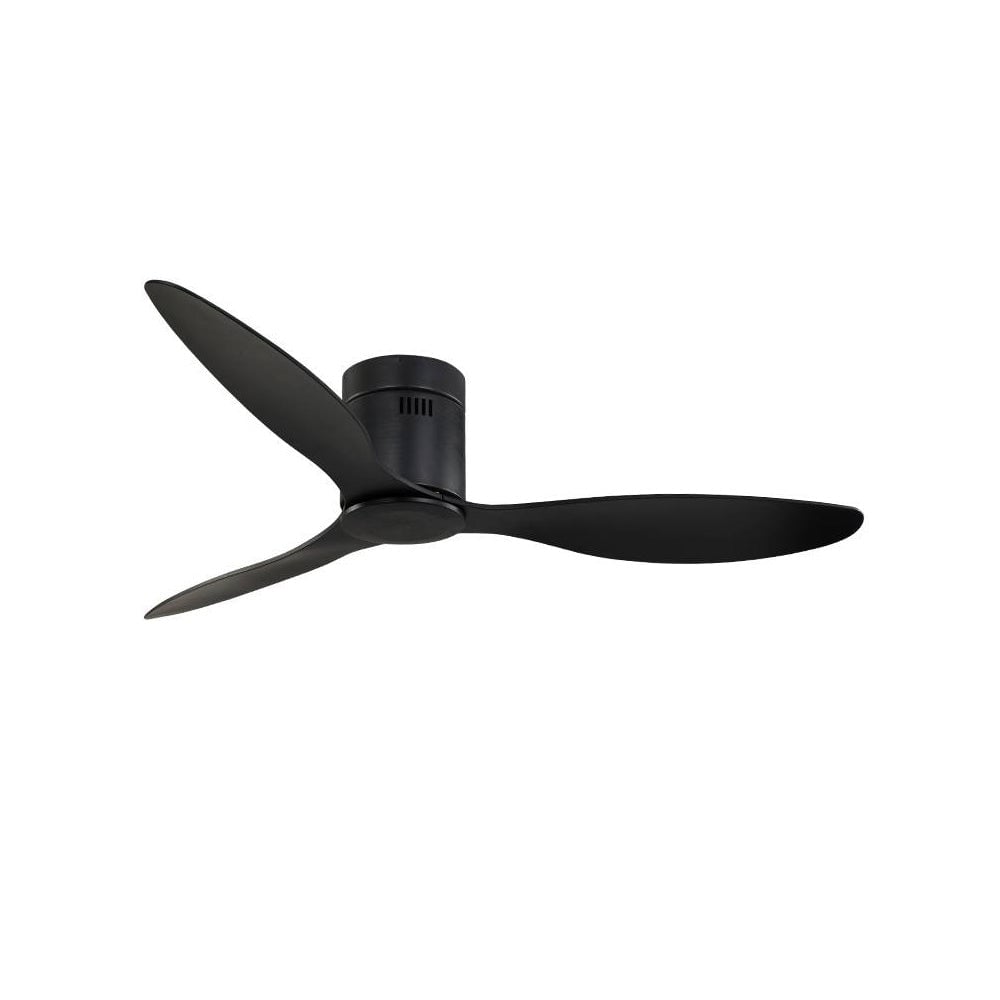 Walters 3-Blatt Deckenventilator mit Beleuchtung, Schwarz, 2 Farbe, ∅115CM - Lumpaz