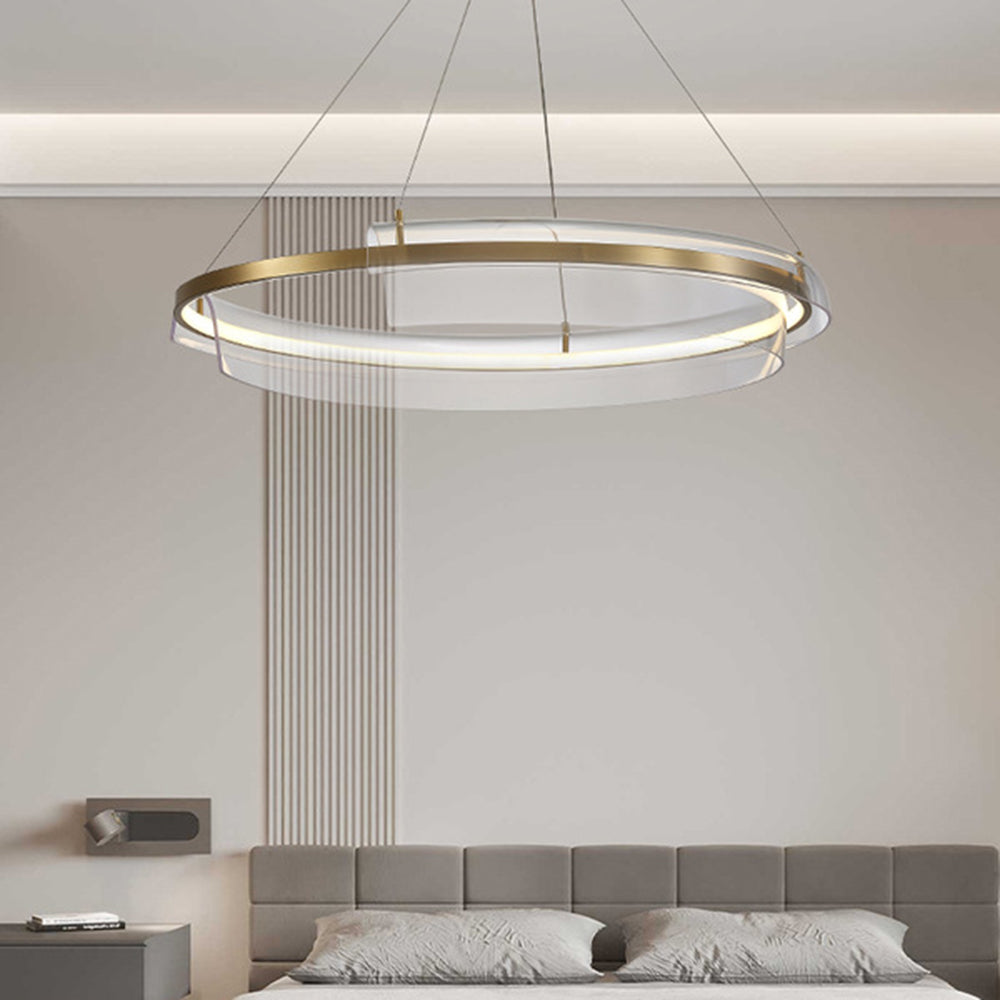 Arisha Pendelleuchte Farbe Temperatur Schaltbar 1/2 Ring, ∅50/75cm - Lumpaz