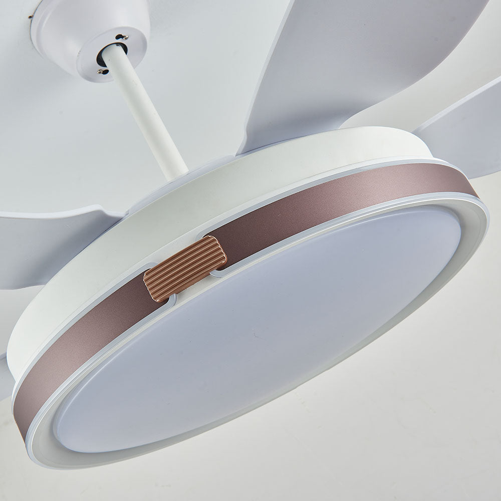 Haydn 6-Blatt-Deckenventilator mit Beleuchtung, 4 Farben, ∅130CM - Lumpaz
