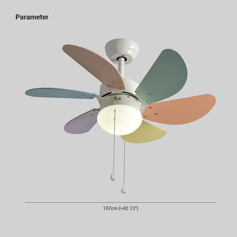 Morandi Bunter 5-Blätter Deckenventilator, ∅107CM - Lumpaz