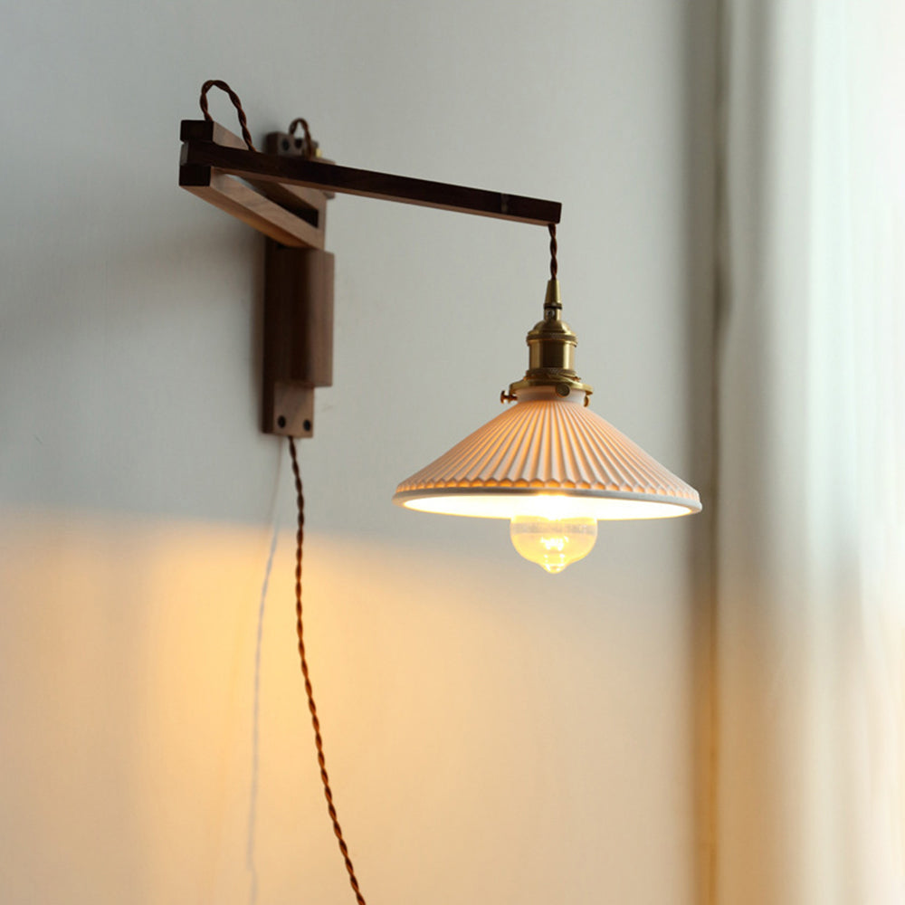 Ozawa Vintage Wandlampe klappbar 3 Farben, Holz - Lumpaz