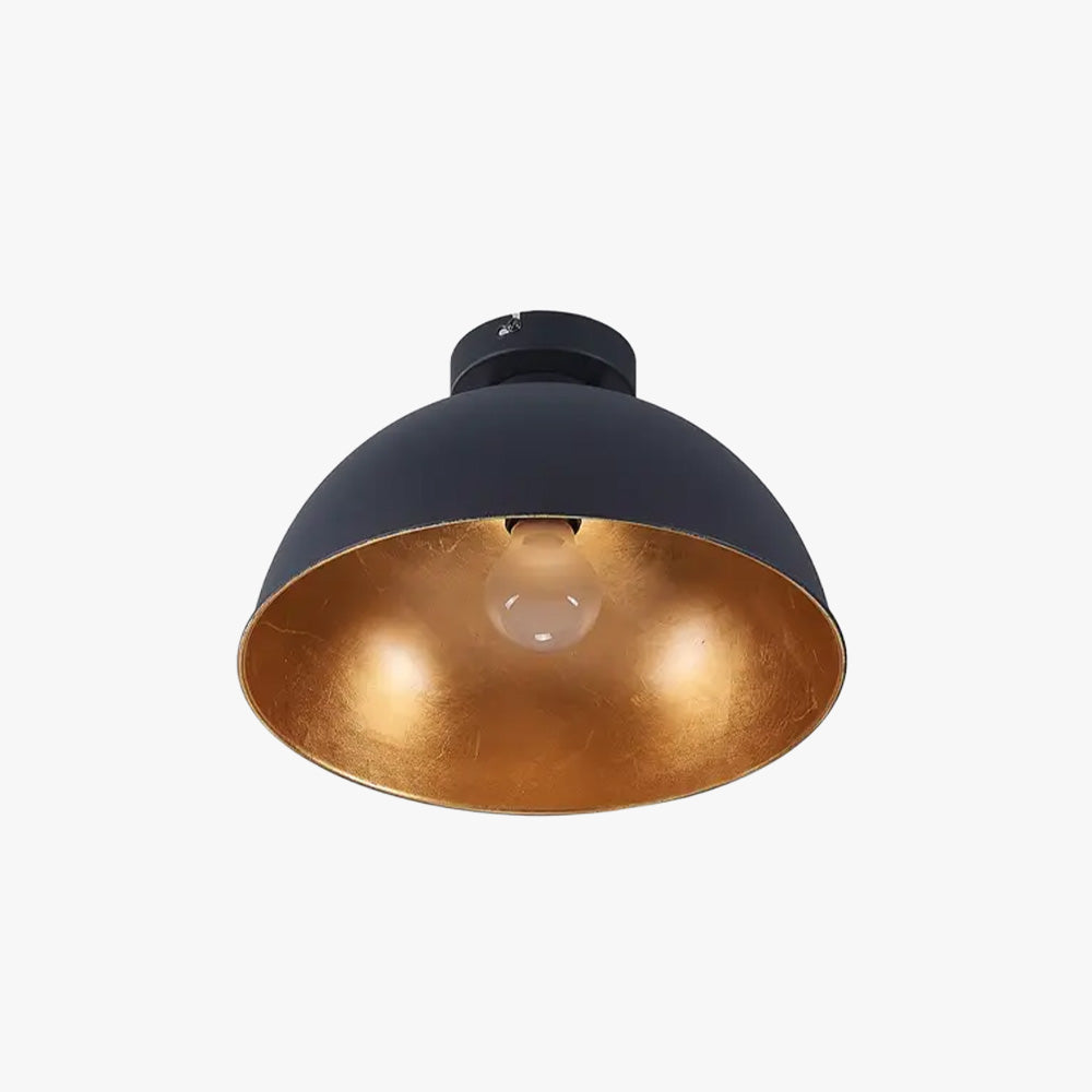 Carins Schwarz & Gold Deckenleuchte, ∅30/40CM - Lumpaz