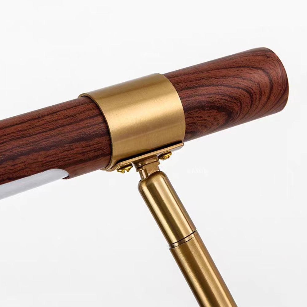 Edge Stehleuchte, Metall & Holz - Lumpaz