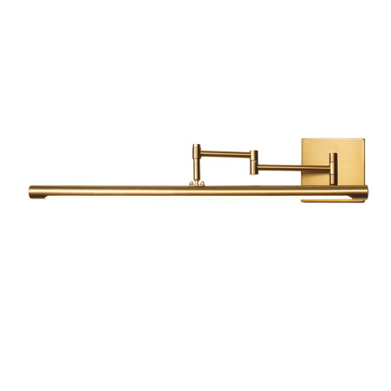 Edge Verstellbare Spiegelfront Waschtisch-Wandleuchte, Metall, 40/60/80CM Lang - Lumpaz