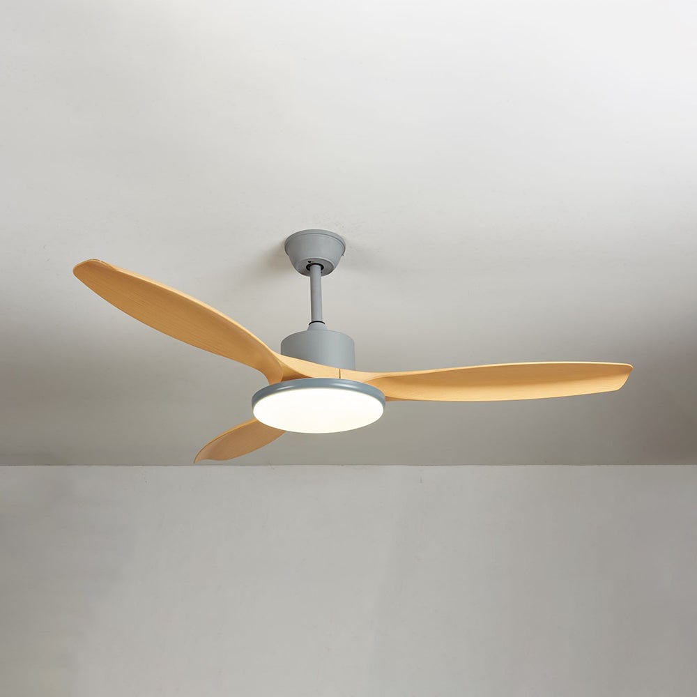 Haydn 3 Blätter Deckenventilator mit Beleuchtung, 3 Farben, ∅100/120/140CM - Lumpaz