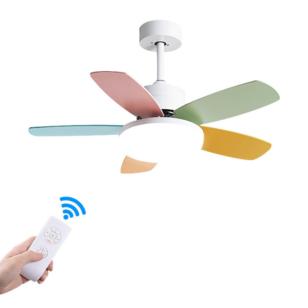 Morandi Bunte Deckenventilator mit Beleuchtung, ∅107CM - Lumpaz