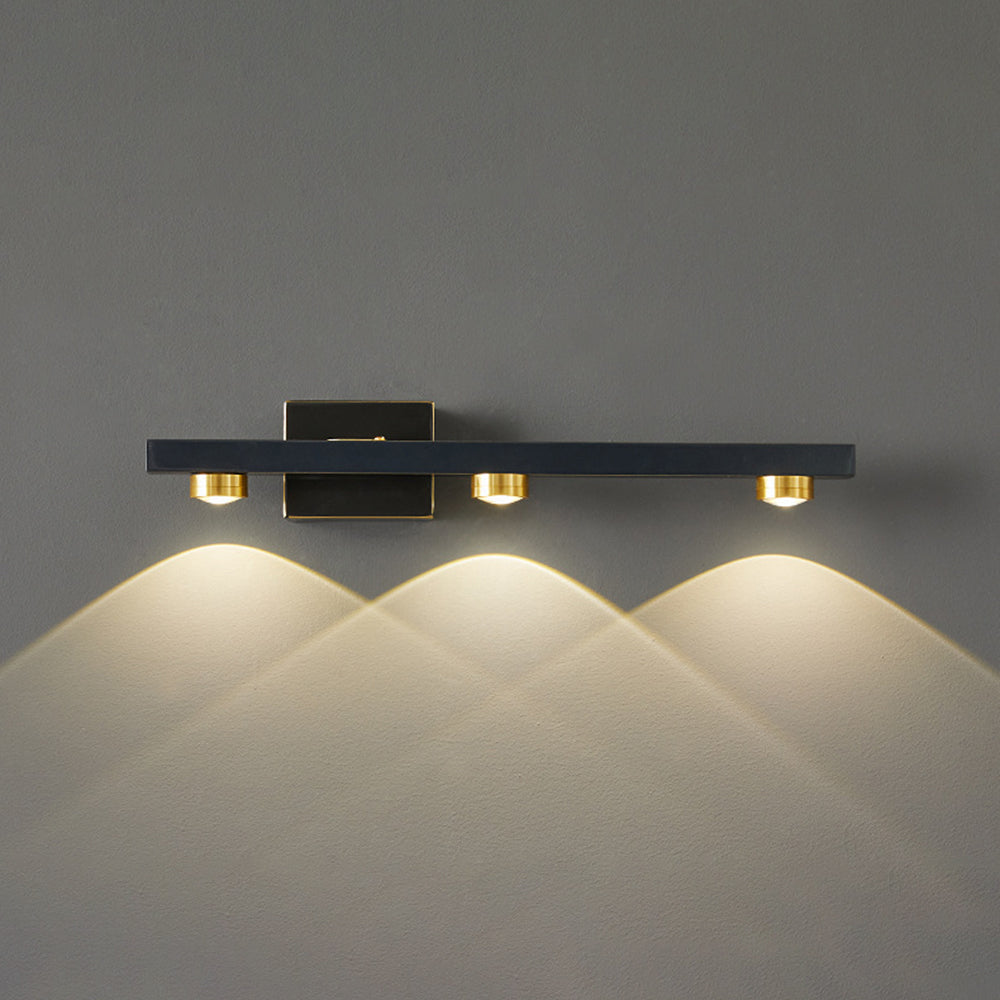 Freja Wandlampe Spiegelfront 2 Farbe & Stil, 2/3/4/6/8 Kopf - Lumpaz
